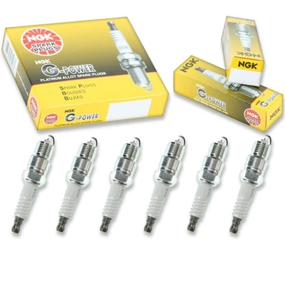 6 peças velas de ignição NGK G-Power para 1977-1983 Pontiac Grand LeMans 4.1L 3.8L ac - Imagem 1 de 4