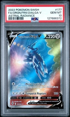 Origin Forme Dialga V PSA 10 Alternate Art 177/189 Astral Radiance Pokemon Card - Image 1 of 2