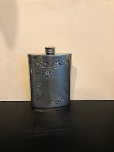 HOFFRITZ ENGLISH PEWTER FLASK - 6 OUNCES - MADE IN SHEFFIELD - ENGLAND - Picture 1 of 8