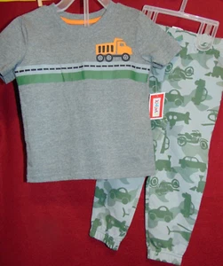 Size 24 Months Trucks & Trains! 2 Pc. Pant Set NEW W/ TAGS! - Picture 1 of 8