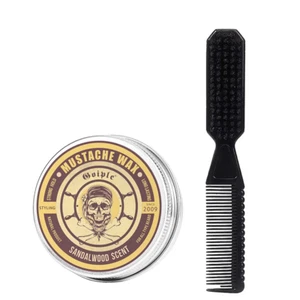 GOIPLE Sandalwood Scent Beard Wax for Men Mustache Treatment Products Facial Hai - Picture 1 of 6