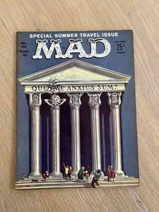 Cómic de revista MAD de colección número 65 septiembre 1961 viaje de verano humor retro - Imagen 1 de 4