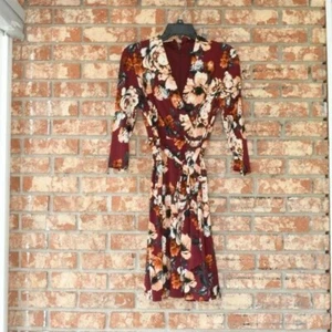 Liz Claiborne Multicolored 3/4 Length Sleeves Dress NWT - Picture 1 of 3