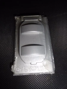 Neu FC-61V grau Duplex Buchse oder Duplex Schalter Abdeckung - 87FC61V - Bild 1 von 3