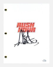 Brett Ratner Signed Rush Hour Script Beckett Bas Autograph Auto Coa