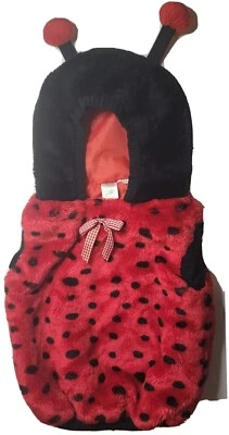 Celebración Halloween Infantil Peluche Ladybug Chaleco con Capucha Disfraz 12-24 Meses Foto 1 de 2