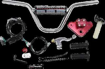 Kit Manillar BBR MX Rojo con Controles Palancas Cables Honda XR50R 00-03 Foto 1 de 4