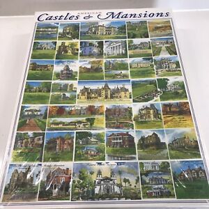 NEW 1999 HTF 39 American Castles & Mansions 1000 Piece Puzzle Pc CA VA PA