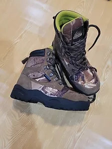Itasca Kids Brown/Camo 3m Thinsulate Waterproof Hiking Boots, Size: 3 #US46-13 - Picture 1 of 13