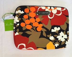 Vera Bradley Bittersweet Neoprene Tablet eReader Sleeve 10x8 Padded Zipper N27 - Picture 1 of 10