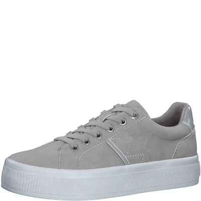 s.Oliver Sneakers Lace-Up Sports Shoes Gray 23663 - Image 1 of 4