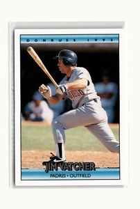 Jim Vatcher Baseball #563 1992 Donruss San Diego Padres - Picture 1 of 2