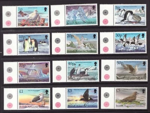 Territorio Antártico Británico 1998 B.A.T. - Sc# 263-74 Pingüinos, Pájaros MH Cv$50 - Imagen 1 de 1