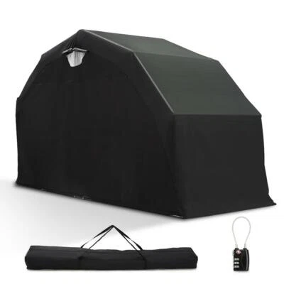 Quictent Bike Shield Motorcycle Shelter Storage Tent Outdoor Garage 136"x54"x75" - Imagem 1 de 4