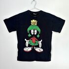 Vintage Black Looney Tunes Fifth Sun T-Shirt Marvin the Martian Mens Size Medium