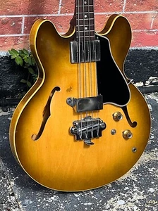 Bajo Gibson EB-2 1965 ¡Un pedido muy especial EB-2 en un gris argentino de fábrica! - Imagen 1 de 15