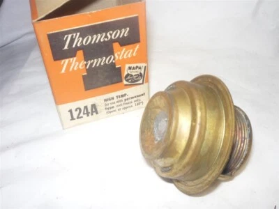 1941 -56 Dodge plymouth thermostat all brass 180 degree - Image 1 of 2