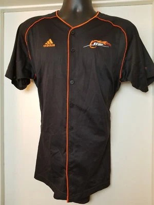 DALE EARNHARDT JR #88 Adidas Clima365 Small Black Button Down Jersey - Image 1 of 4