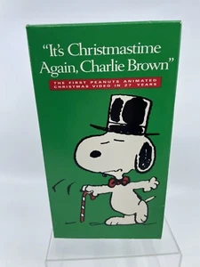 “It's Christmas Time, Again Charlie Brown!” VHS Video Tape GOOD Shell Peanuts!’! - Picture 1 of 3