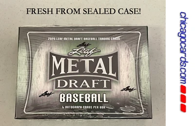 2020 Leaf Metal Draft BB Hobby Box 6 AUTO Look4 Jasson Dominguez Wander Franco - Image 1 of 4