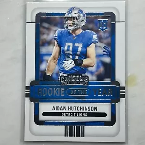 2022 Panini Contenders - #ROY-AHU Aidan Hutchinson RC Detroit Lions - Picture 1 of 2