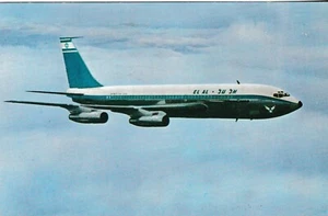 Boeing 720B, El Al Israel Airlines - post card 1988 - Picture 1 of 1