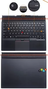 US Tastatur Hintergrundbeleuchtung 01AW600 01AW650 Touchpad für Lenovo ThinkPad X1 Tablet dünn - Bild 1 von 1