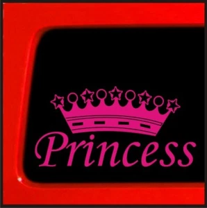 Princess Crown pink sticker Funny Sticker Decal Car Truck - Bild 1 von 6