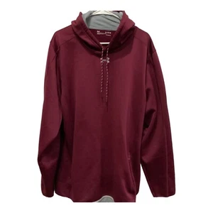 Under Armour Hoodie Loose Coupe/Lache/Suelto Coldgear Size XL L/S Burgundy - Picture 1 of 2