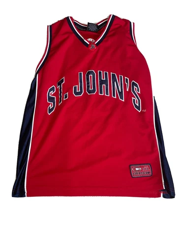 Colosseum St Johns Red Storm 30 Red Basketball Jersey XL Cover