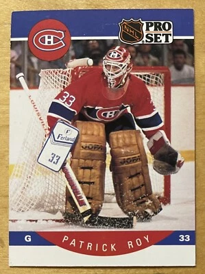 Patrick Roy 1990-91 Pro Set Hockey #157 Montreal Canadians NM - Image 1 of 3