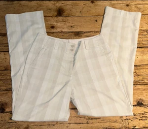 Nike Golf Dry Fit Womens Size 6 Beige Plaid Golf Pants NWOT - Picture 1 of 6