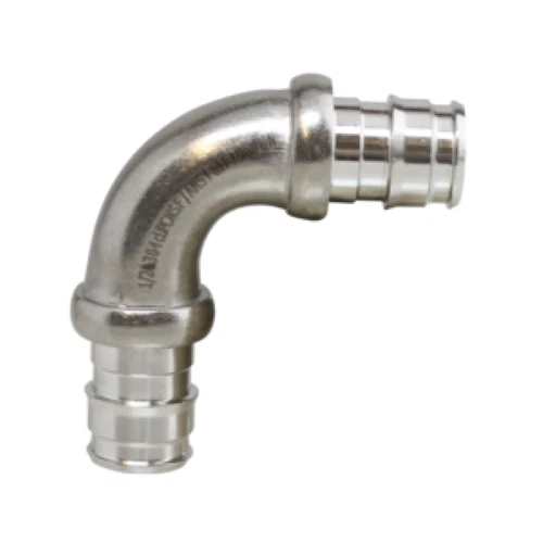 Boshart SSCEP-E05 1/2" Stainless Steel Cold Expansion PEX 90° Elbow