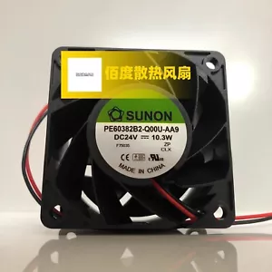 SUNON PE60382B2-Q00U-AA9 DC 24V 6038 60mm 2-wire inverter cooling fan - Picture 1 of 5