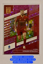 DONRUSS ELITE SERIES A 2022-23 PURPLE DISC #34 PINZZOLA (AS ROME) 03/15