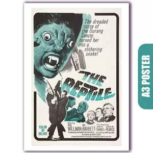 The Reptile - Hammer Horror (Reproduction A3 Poster) - Foto 1 di 4
