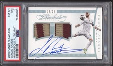 SERGIO RAMOS PSA 7 2016 PANINI FLAWLESS MOMENTUOUS DUAL GAME WORN PATCH AUTO /25