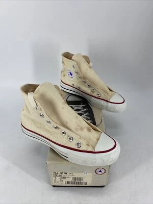 РЕДКИЙ винтажный Converse все звезды Hi верхний сделано в США M9162 белый женщин 5 мужчин 3 - Изображение 1 из 4