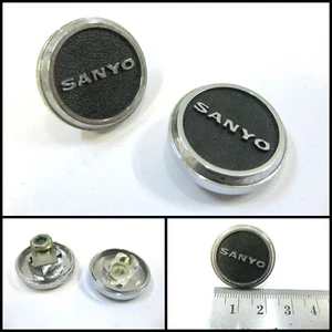 Genuine SANYO Audio Equipment Badge Logo Emblem (Round 25mm) - Bag B - Picture 1 of 1