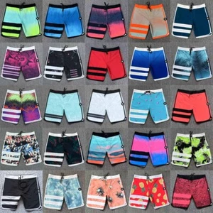 Hurley Phantom Swimwear Men's Boardshorts Spandex Surf Pants Fitness Shorts H08 - Picture 1 of 46