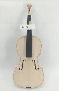 16 inch Unfinished Viola with Ebony Fitting Maple wood back with spruce wood top - Picture 1 of 6