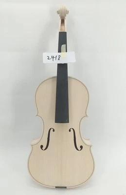 16 inch Unfinished Viola with Ebony Fitting Maple wood back with spruce wood top - Image 1 of 4