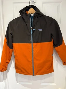 Patagonia Boys 4-in-1 Everyday Jacket Rust Kids Size Large 12 H2NO waterproof - Picture 1 of 15