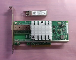 Intel E10G41BFLR X520-LR1 Single Port 10GB/s w/ intel FTLX1471D3BCVIT1 #0231 - Picture 1 of 1