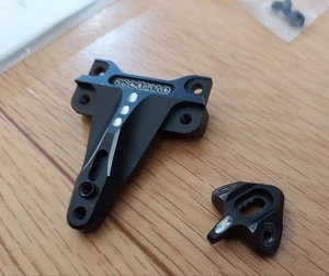 Overdose OD2545B Aluminum Inboard Shock Mount Black RC Car Part - Picture 1 of 4