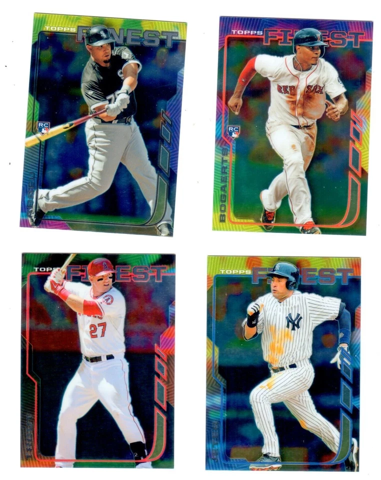 2014 Topps Finest Baseball Complete Set #1-100  ABREU & BOGAERTS RCs - Image 1 of 1