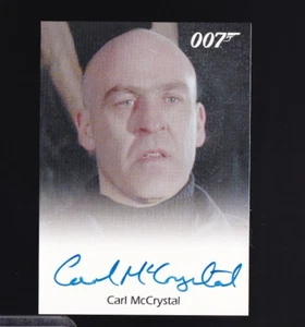 James Bond 2017 Final Edition autograph card Carl McCrystal as Trukhin - Picture 1 of 1