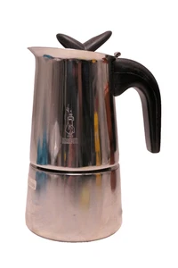 Bialetti Musa Induction Pot Espresso Coffee Maker 4 Cup Stainless Moka Italy - Picture 1 of 5