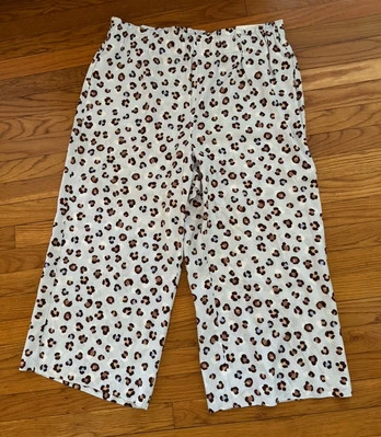 Parte inferior de pijama floral Ann Taylor para dormir talla PXL con estampado animal azul nuevo Foto 1 de 4