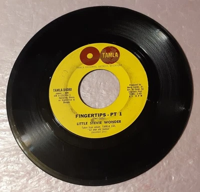 Little Stevie Wonder Fingertips Part 1 & 2 (both sides) by Tamla Records 45rpm 7 - Image 1 of 2